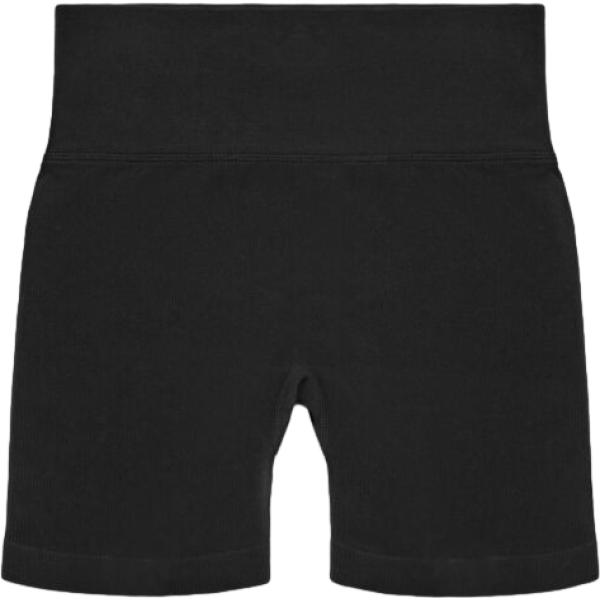 Leggings sportivo da donna in nero pece corto a vita alta Terranova