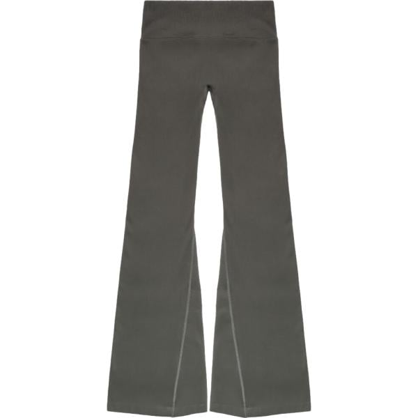 Leggings sportivo da donna in grigio scuro senza tasche a vita alta Terranova