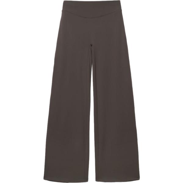 Leggings sportivo da donna in marrone scuro senza tasche a vita alta Terranova