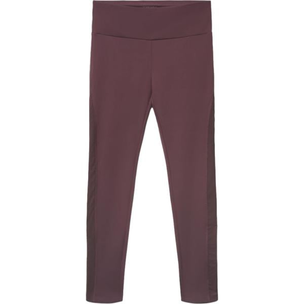Leggings sportivo da donna in viola scuro senza tasche Terranova