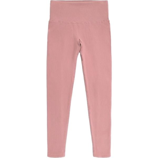 Leggings sportivo da donna in rosa scuro lungo a vita alta Terranova