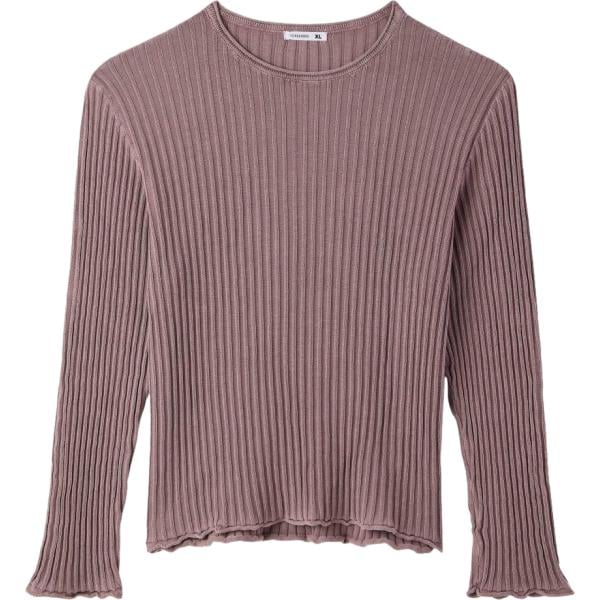 maglieria Terranova rosa tinta unita