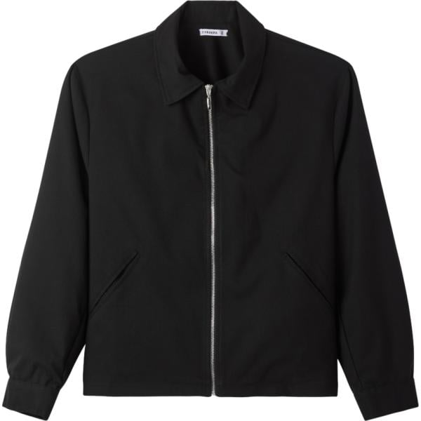 bomber Terranova nero tinta unita