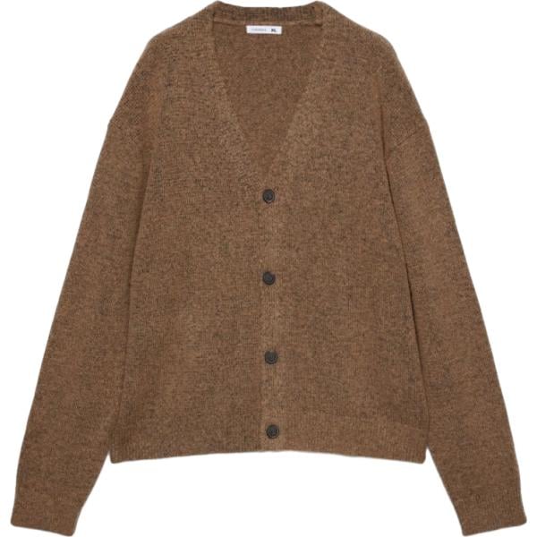 cardigans Terranova marrone tinta unita