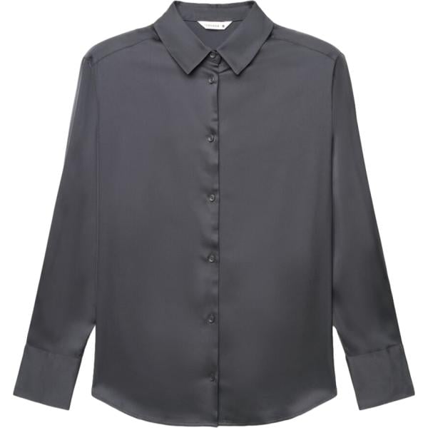 camicie Terranova grigio tinta unita