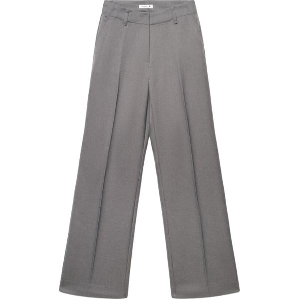 pantaloni Terranova grigio tinta unita