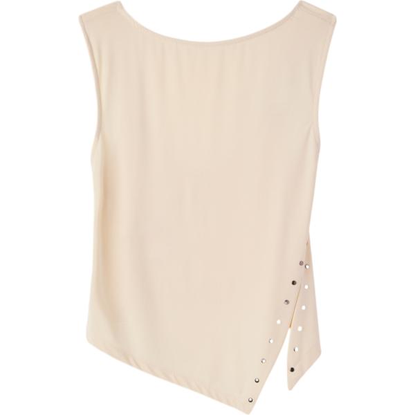 top Terranova bianco tinta unita