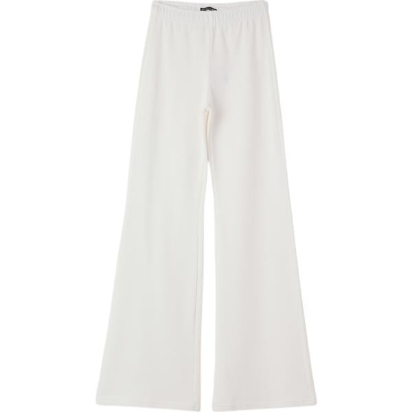 pantaloni Terranova bianco tinta unita