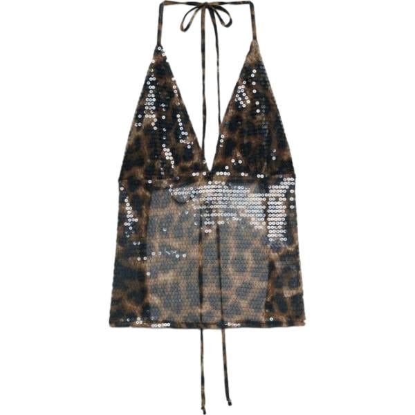 top Terranova grigio animalier