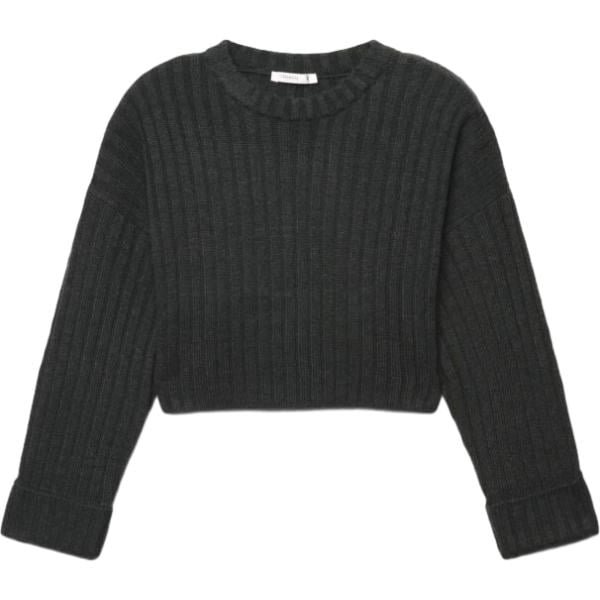 Maglione da donna in nero pece girocollo a maniche lunghe Terranova Terranova