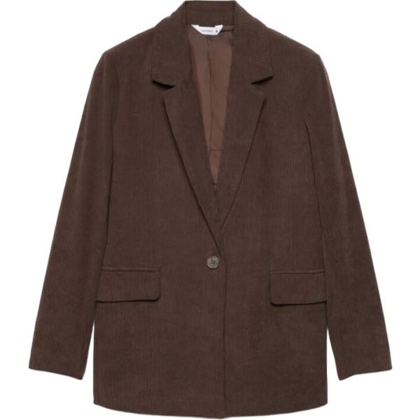 blazer Terranova marrone tinta unita