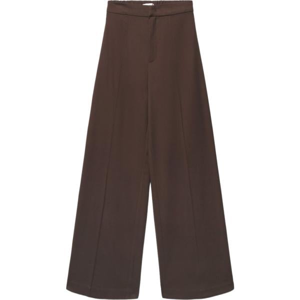 pantaloni Terranova marrone tinta unita