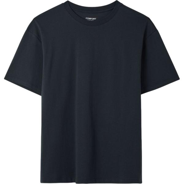 t-shirt Terranova nero tinta unita