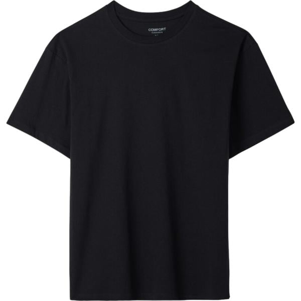 t-shirt Terranova nero tinta unita