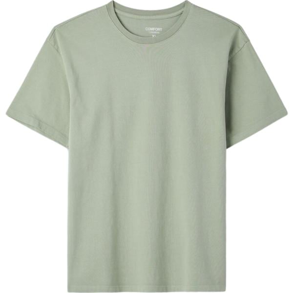t-shirt Terranova marrone tinta unita