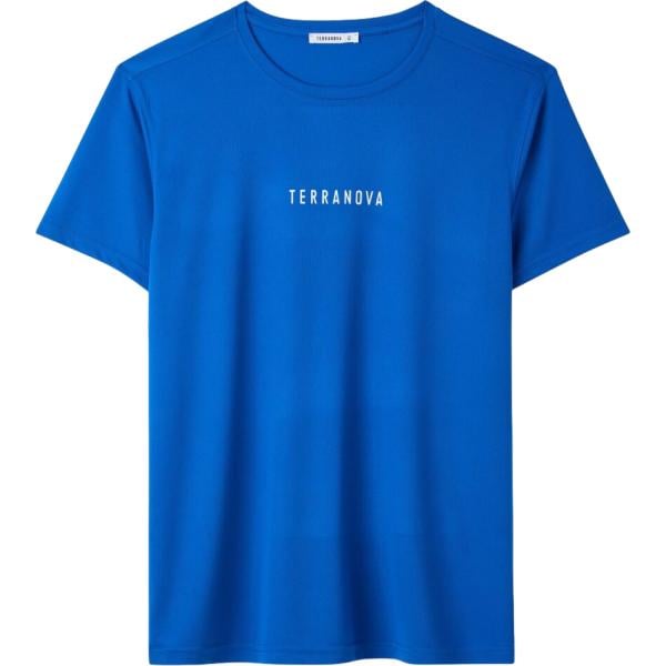 t-shirt Terranova blu con stampe