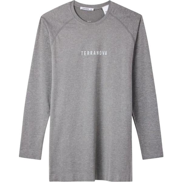 t-shirt sportive Terranova grigio con stampe