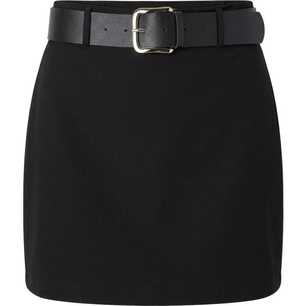 minigonne Terranova nero tinta unita