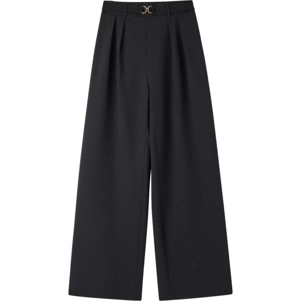 pantaloni Terranova nero tinta unita