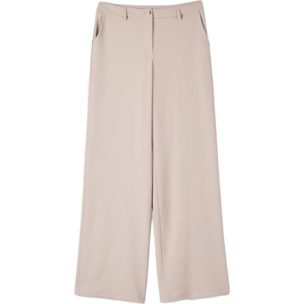 pantaloni Terranova viola tinta unita