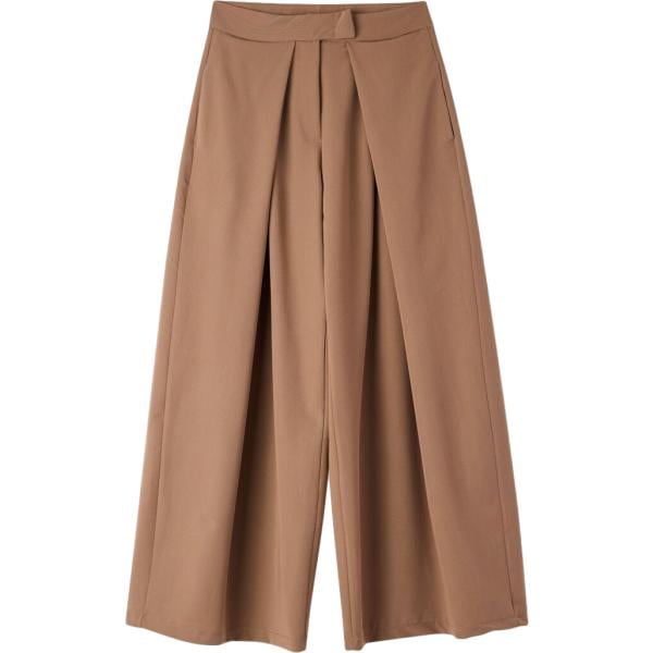 pantaloni Terranova marrone tinta unita
