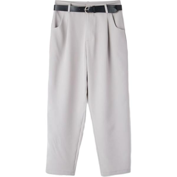 pantaloni Terranova grigio tinta unita