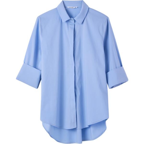 camicie Terranova viola tinta unita