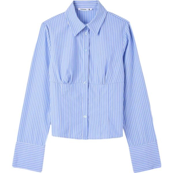 camicie Terranova blu a righe