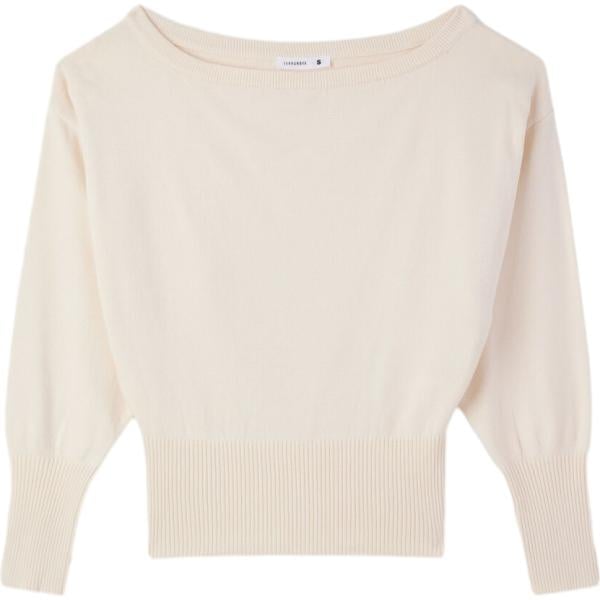 pullovers Terranova bianco tinta unita