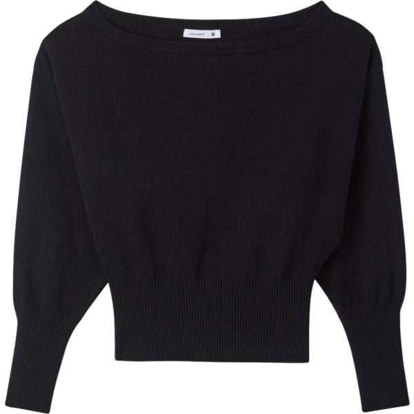 pullovers Terranova nero tinta unita