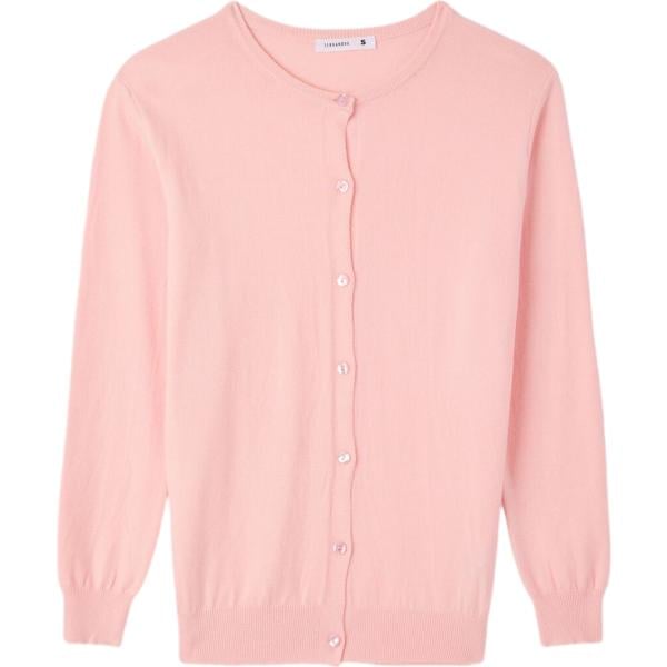 cardigans Terranova rosa tinta unita