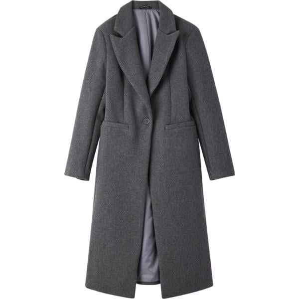 cappotti Terranova grigio tinta unita