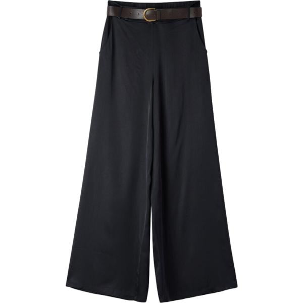 pantaloni Terranova nero tinta unita