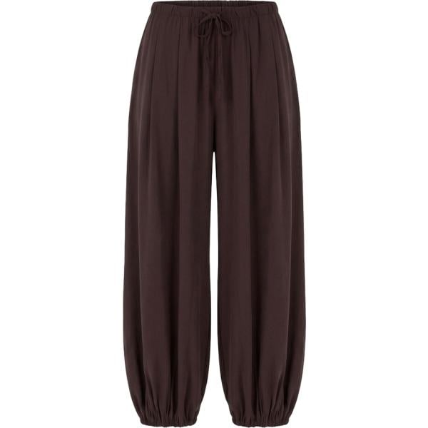 pantaloni Terranova marrone tinta unita