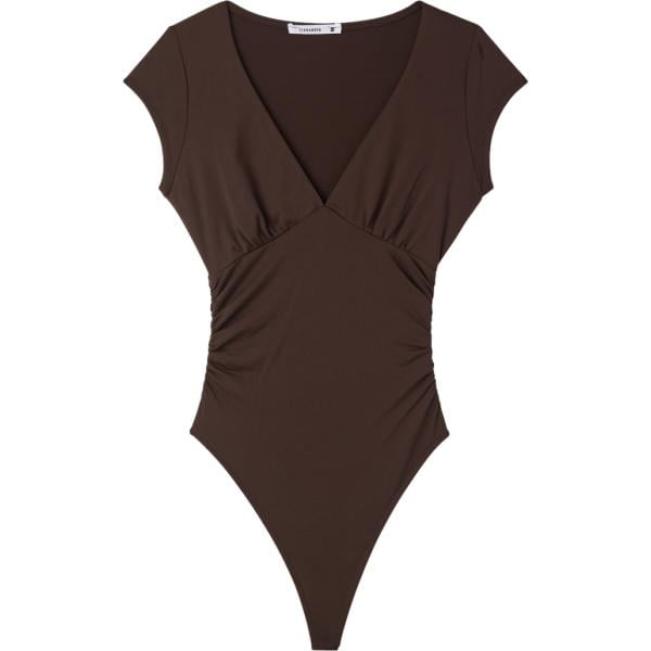 top Terranova marrone tinta unita