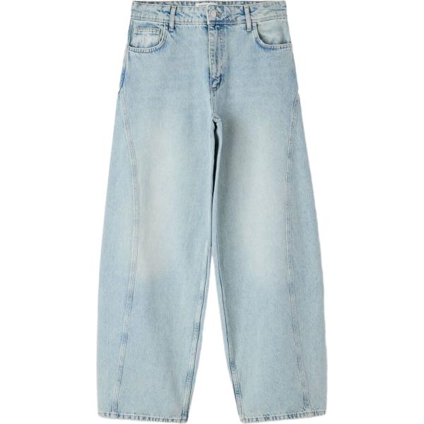jeans Terranova verde tinta unita