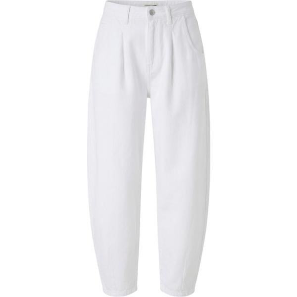 pantaloni Terranova bianco tinta unita