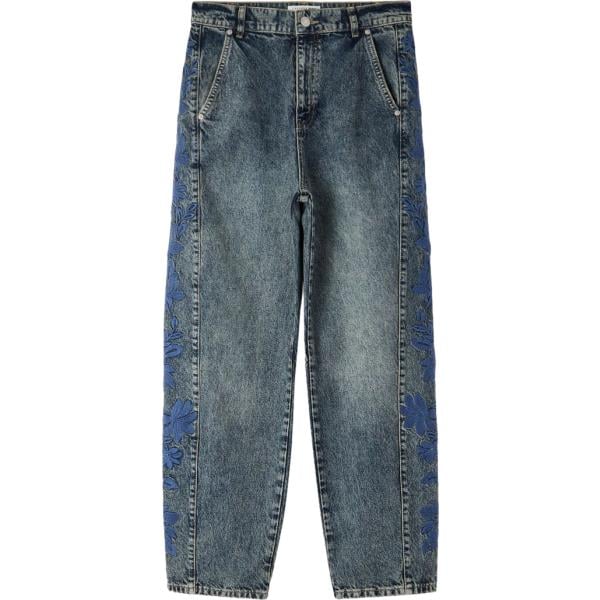 jeans Terranova nero a fiori