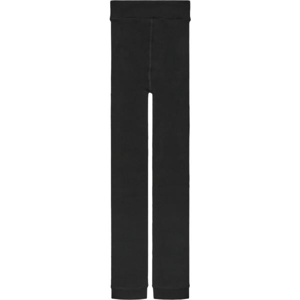 Leggings da donna a fascia in nero pece senza tasche a vita alta Terranova Terranova