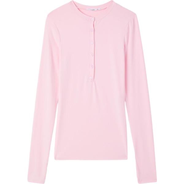 t-shirt Terranova rosa tinta unita