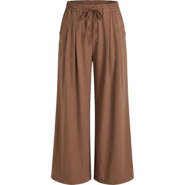 pantaloni Terranova marrone tinta unita