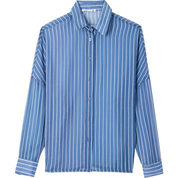 camicie Terranova blu a righe