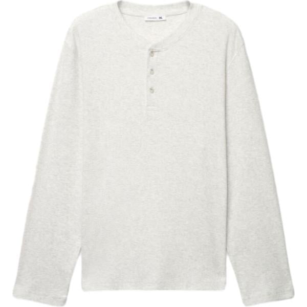 t-shirt Terranova bianco tinta unita