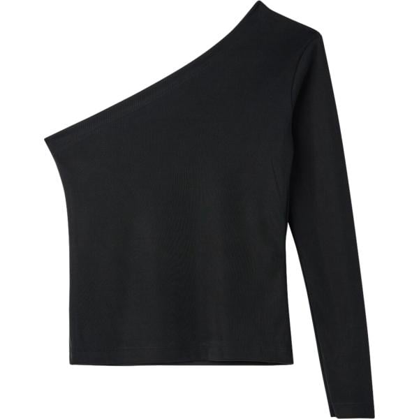 t-shirt Terranova nero tinta unita