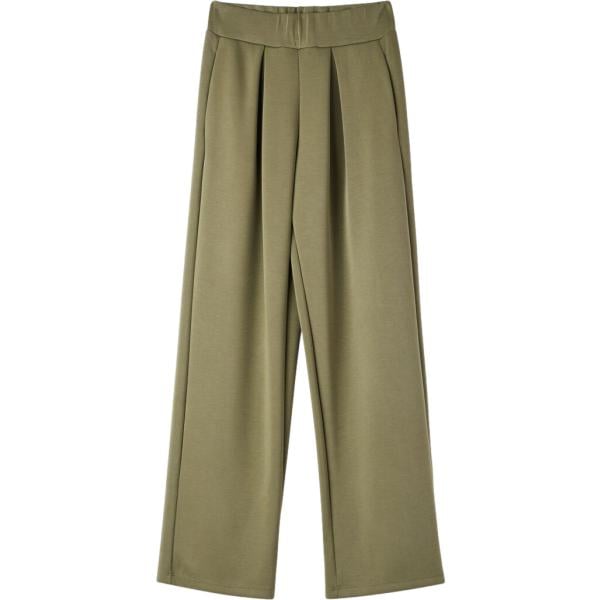 pantaloni Terranova verde tinta unita