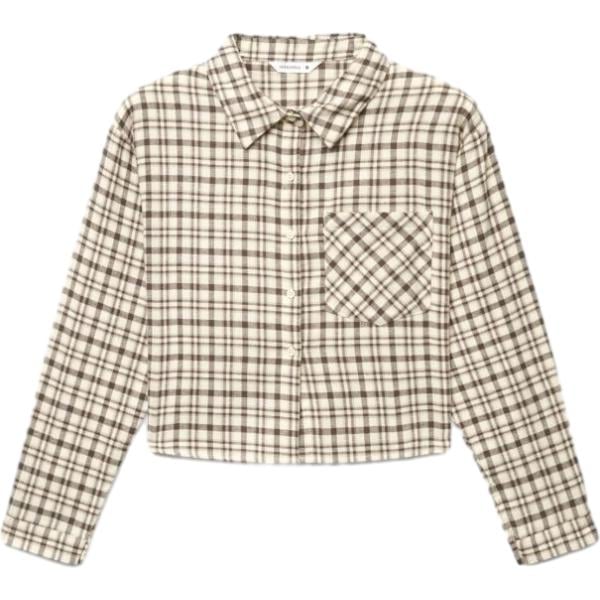 camicie Terranova grigio a quadri