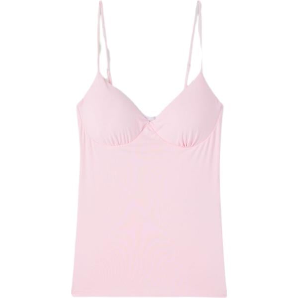 Canottiera da donna in rosa chiaro con spalline Terranova
