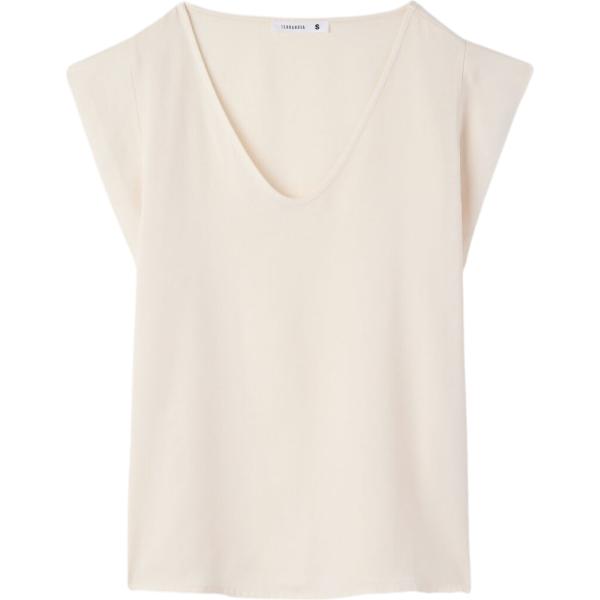 bluse Terranova bianco tinta unita