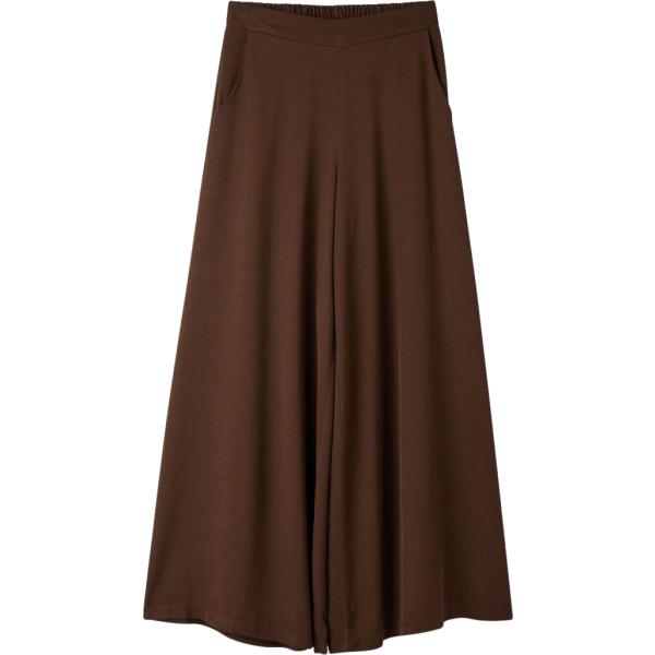 pantaloni Terranova marrone tinta unita