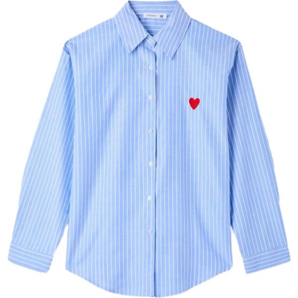 camicie Terranova blu a righe